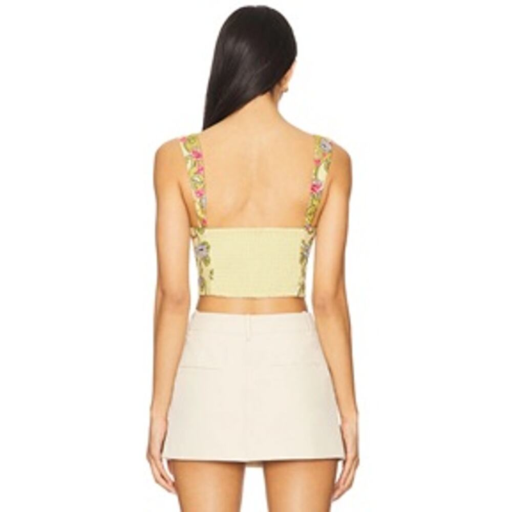 Revolve x Agua Bendita Lupe Underwired Bustier Top Floral Print Size M NWT - Picture 2 of 5